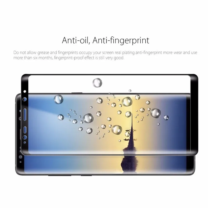 GXE 3D изогнутое полное покрытие закаленное стекло для Samsung Galaxy S8 Plus Защитная пленка