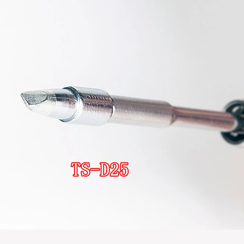 TS D25 оригинальный пайки головы для TS80 Замена паяльной Для цифровой ЖК дисплей