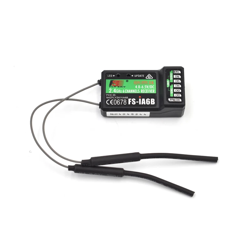 2 4G Flysky 6CH FS iA6B Rc приемник PPM выход с портом iBus совместим i4 i6 i10 RC передатчик i6|rc
