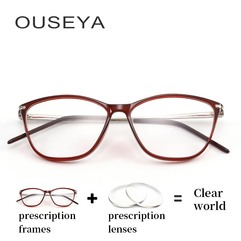 Очки TR90 по рецепту для женщин оптические очки с диоптриями многофокальные чтения