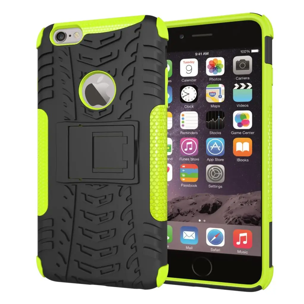 Wolfsay For Case iPhone 6 Silicone Hard Plastic Armor Cover 6s Apple Phone Fundas | Мобильные телефоны и аксессуары