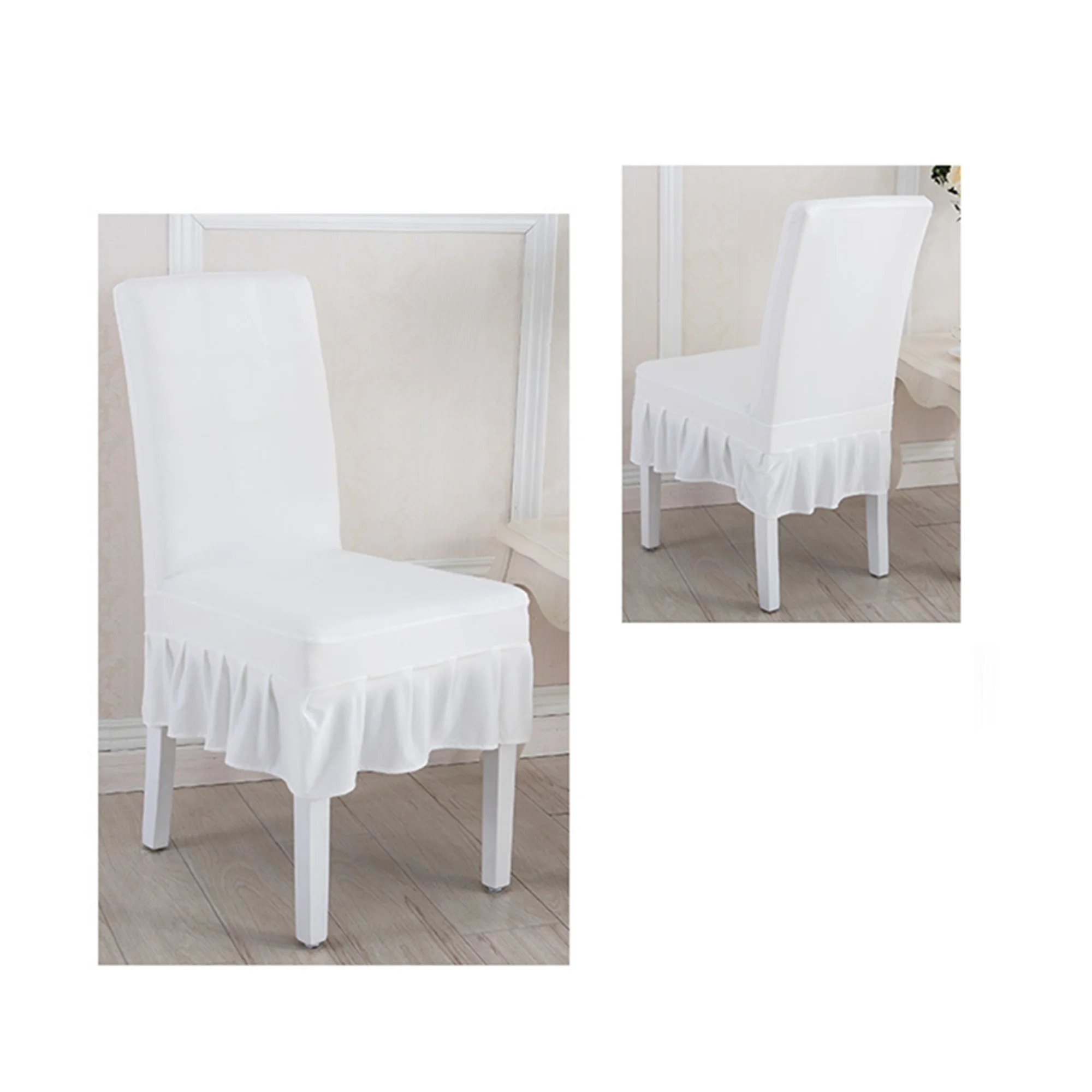 Однотонный чехол для кресла спандекс эластичные Чехлы стула столовой кухни