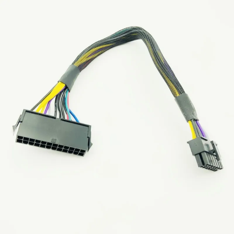 Высококачественный ATX 24 контакта на 14 контактов кабель питания 24p 14p 18AWG провод для
