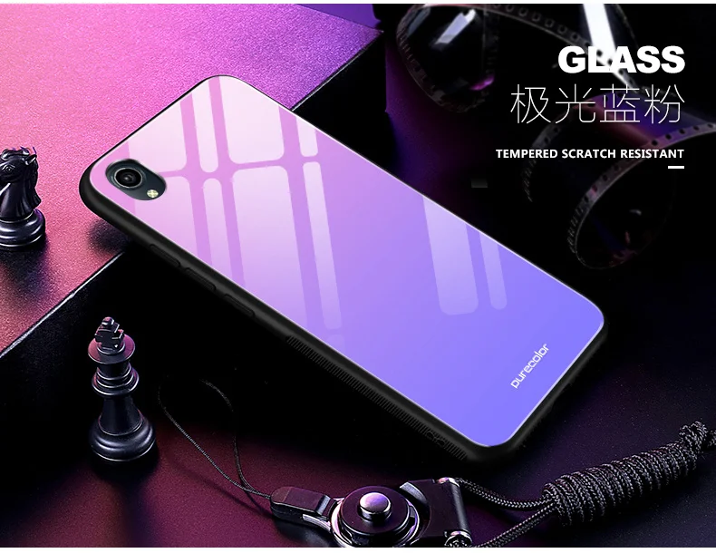Чехол для Vivo Y91C ЧЕХОЛ ДЛЯ VIVO Y91C чехол 6,22 мультфильм стекло жесткий задняя крышка чехол для телефона для VIVO Y91C VIVOY91 Y 91 Y91 91C VIVOY91C