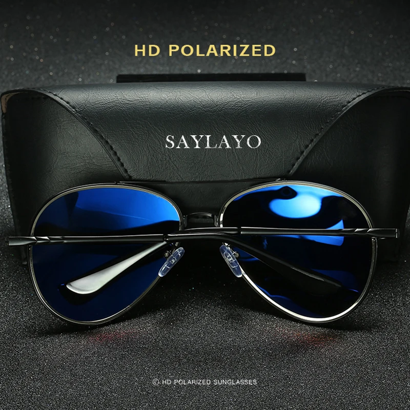 

SAYLAYO Classic Polarized Men Women Sunglasses Polaroid Driving Pilot Sun glasses UV400 Protection High Quality Eyewear