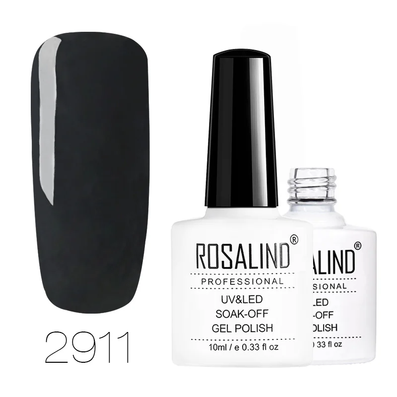 2911 ROSALIND Гель-лак 1 шт. УФ-лак для ногтей Nagellak полуперманентный впитывающий Гель-лак для маникюра Гибридный Гвоздь Грунтовка Гель-лак для ногтей - Цвет: 2911