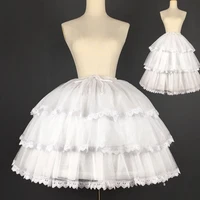 sweet short convertible rockability petticoat lace trimmed a lineball gown lolita pettiskirt