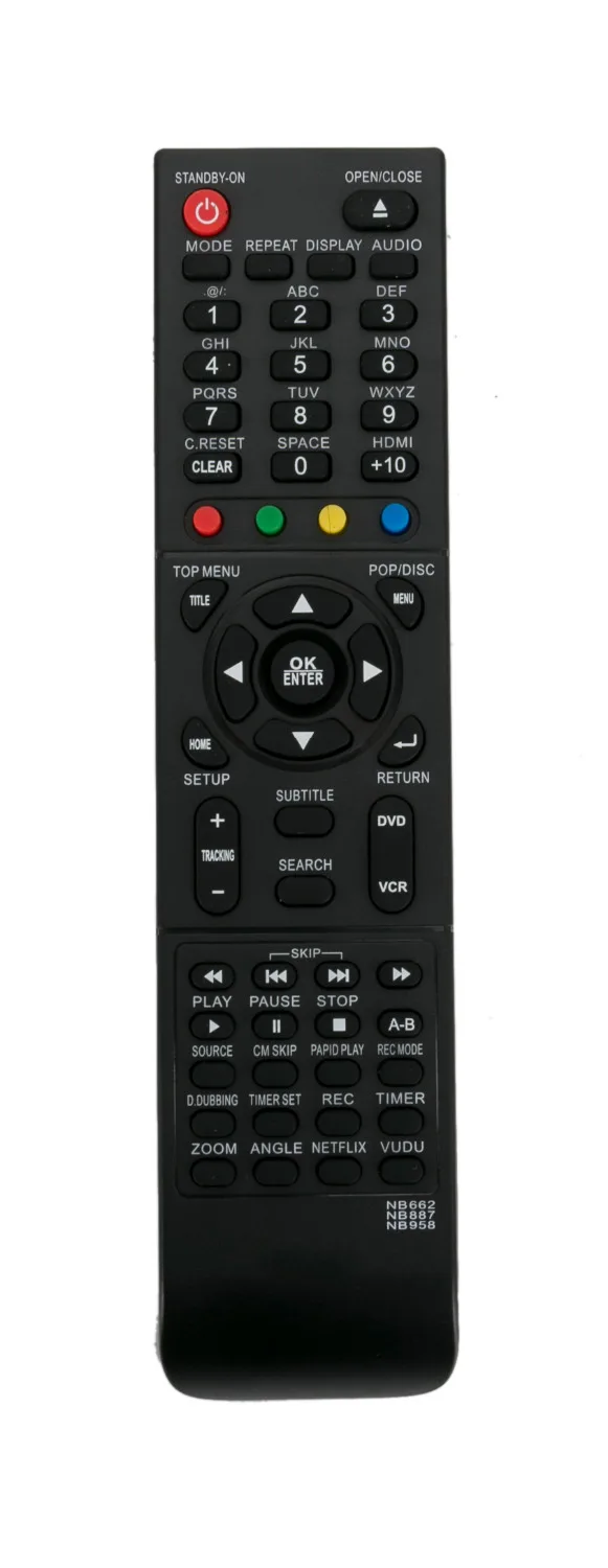 Новый пульт дистанционного управления NB662 NB887 NB958 подходит для MAGNAVOX DVD VCR RZV427MG9A