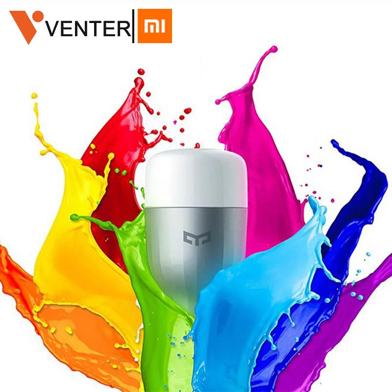 Оригинал Xiaomi Yeelight Blue II LED Умная Лампа (Красочная версия) E27 9 Вт 600 Люмен Mi Light Wi Fi