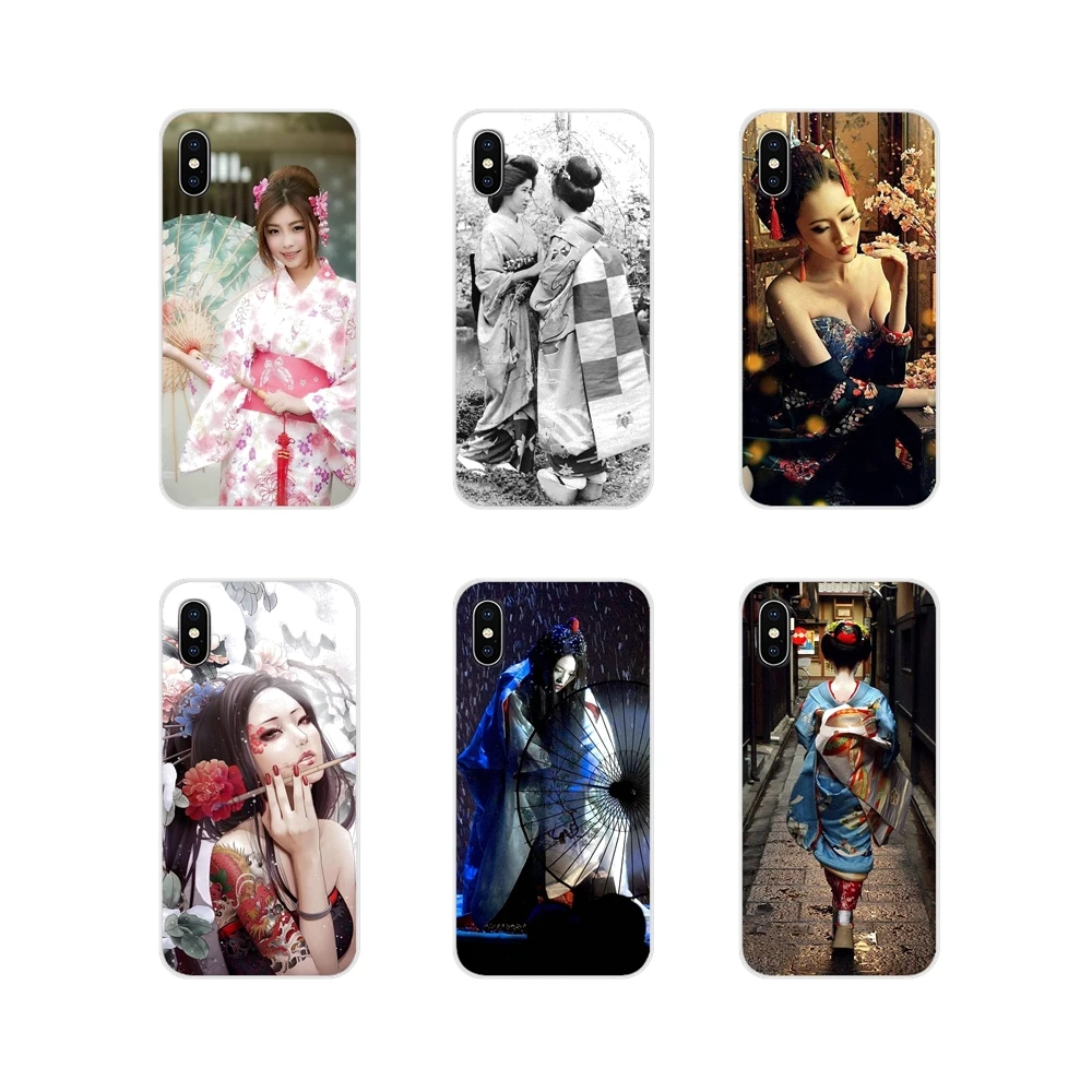 Мягкие чехлы из ТПУ для Xiaomi Redmi Note 6A MI8 Pro S2 A2 Lite Se MIx 1 Max 2 3 Oneplus 6T Maiko Henshin japanese Geisha