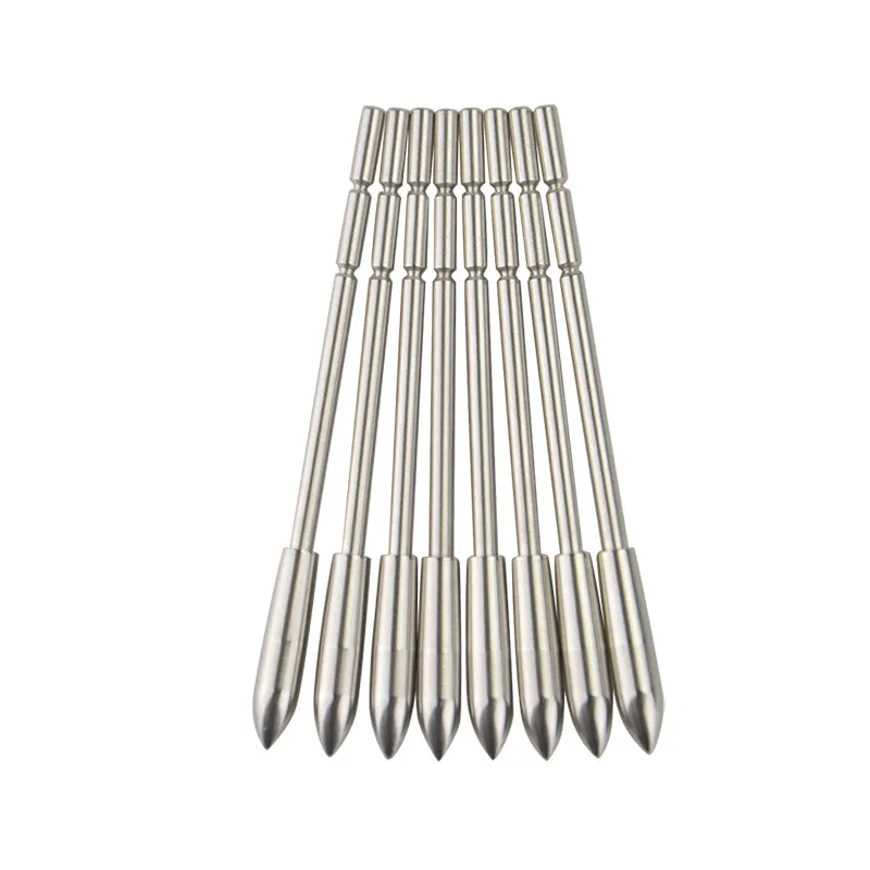 12/24/50Pcs Archery Arrowheads Tips 120gr ID3.2mm Target Points Arrow Head For Target Practice Shooting Training Accessories