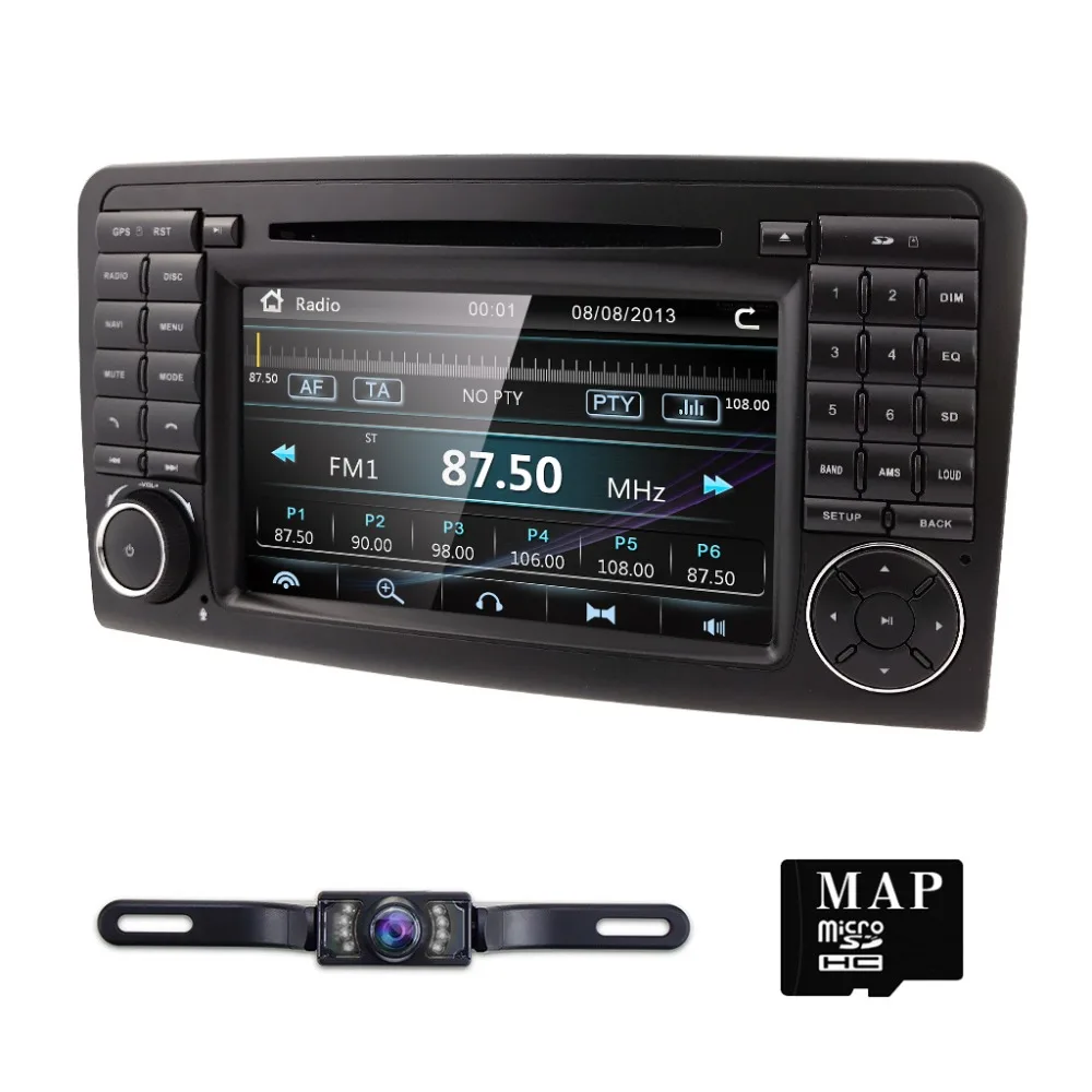 7 "автомобильный DVD Радио GPS навигация для Mercedes Benz ML W164 ML300 350 450 320 ML63 AMG GL X164 420 500 RDS