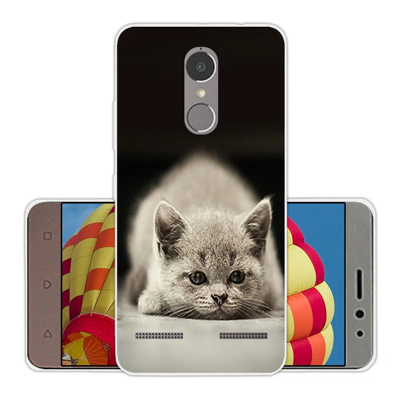 Case For Lenovo K6 Vibe Cover Soft TPU Silicone Fundas Coque Ultra Thin Transparent Power Marbles Phone |