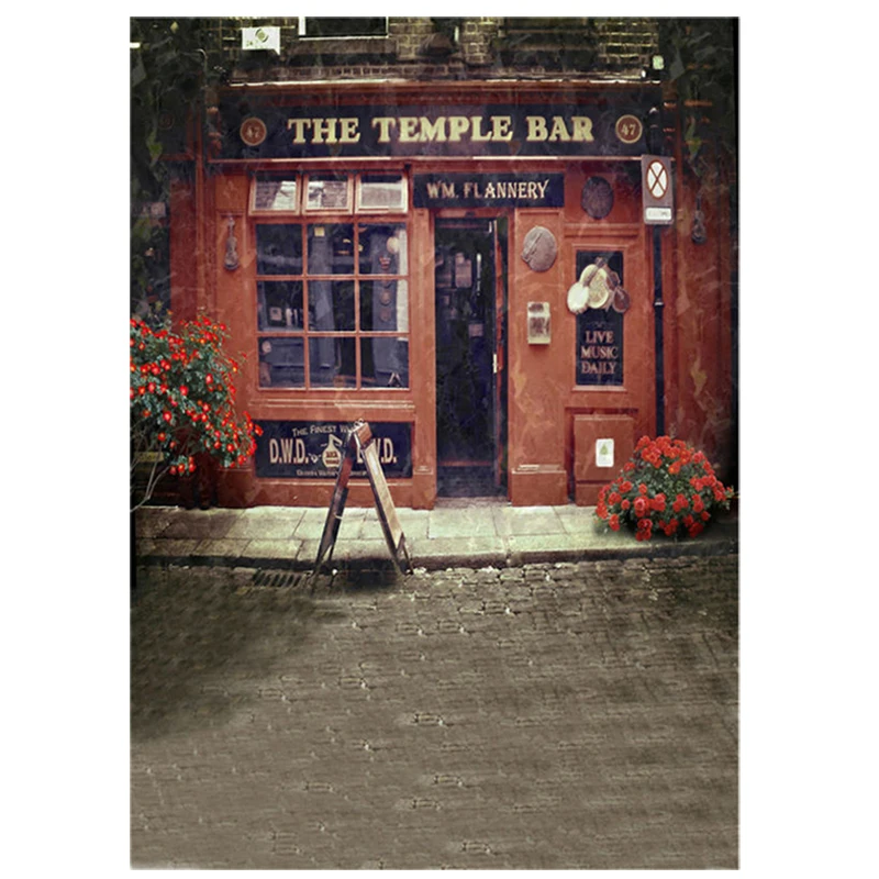 Винтажный фон для фотосъемки бар ретро фотостудия реквизит винил 5x7FT|photo studio|studio