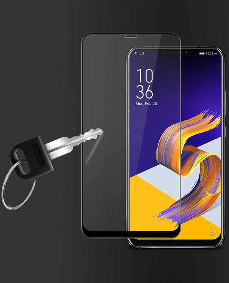 Закаленное стекло с полным покрытием для Asus Zenfone Max Pro M1 ZB602KL ZB555KL 5 ZE620KL Lite Live ZA550KL