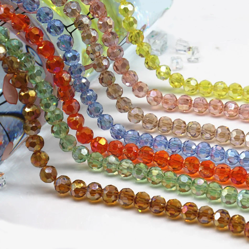 Бесплатная доставка разноцветные бусины из чешского австрийского хрусталя 4 мм 98