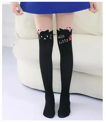 Girl Tights 12 Детские колготки для девочек; Колготки с рисунком кота; Танцевальные чулки для девочек; детский чулок с рисунком; сезон весна-лето; Детские Балетные колготки для девочек; одежда - Цвет: Girl Tights 12