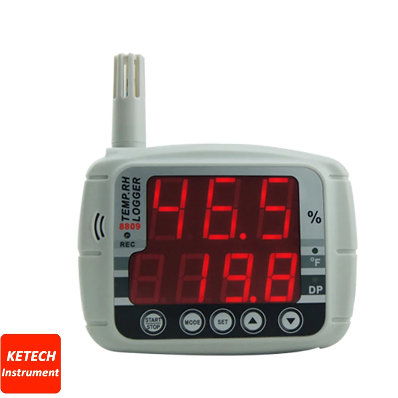

LCD Temp Humidity Datalogger AZ8809
