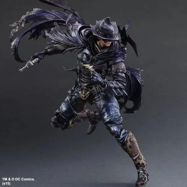 PLAY ARTS 26cm Wild West Black Version Batman Timeless Action Figure Model Toys | Игрушки и хобби