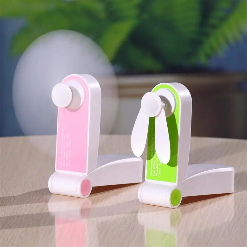 Мини USB вентилятор складной карманный зарядный портативный Перезаряжаемый