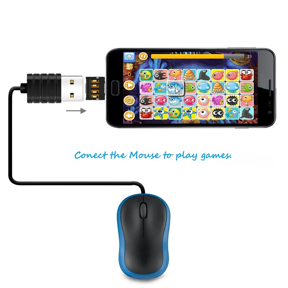 OTG адаптер 2 0 Micro USB к для флеш накопителя внешний аккумулятор планшет мышь