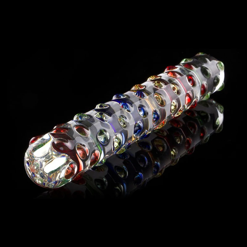 Стеклянный анальный штекер бусины Анальная пробка термостойкий стеклянный