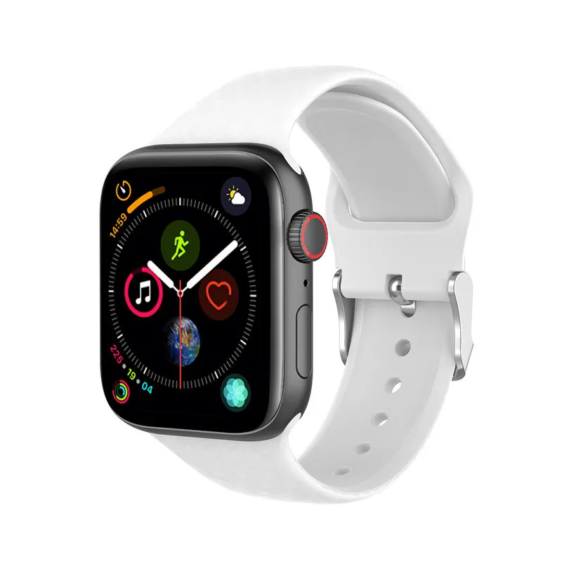 Новый дизайн силиконовый ремешок для Apple Watch Band Series 4 3 2 1 Iwatch часов Аксессуары
