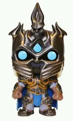 ARTHAS no box WOW ILLIDAN& ARTHAS& SYLVANAS Виниловая фигурка Модель Коллекция игрушек - Цвет: ARTHAS no box
