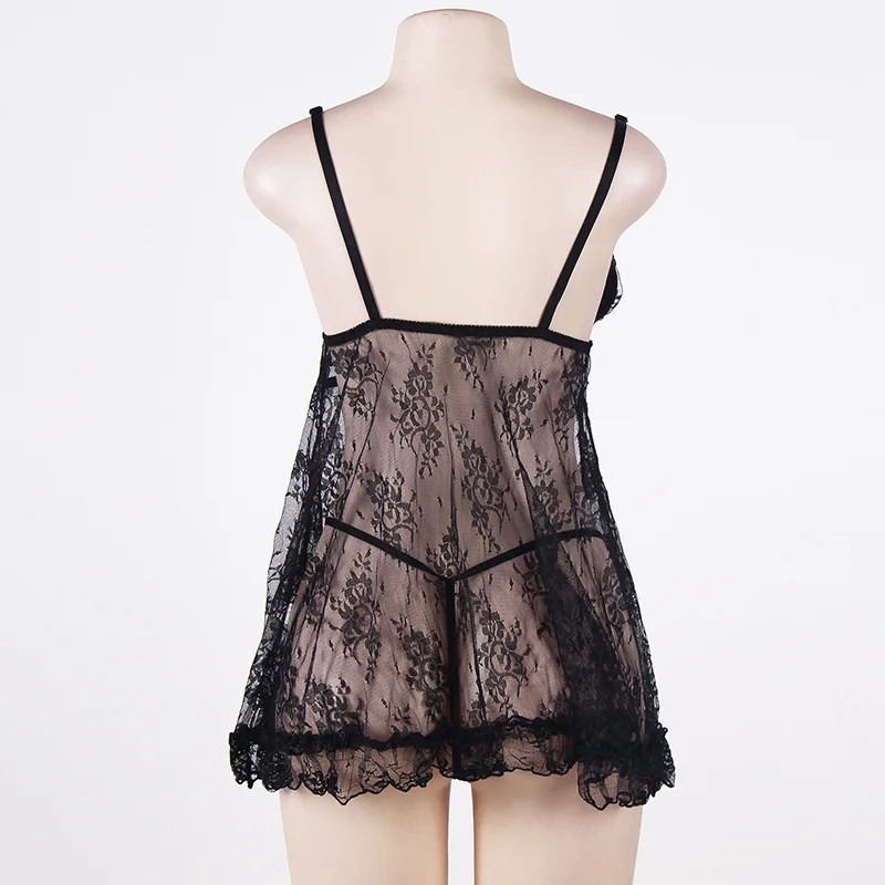 Летние сексуальные кружевные ночные рубашки большие размеры платье для сна