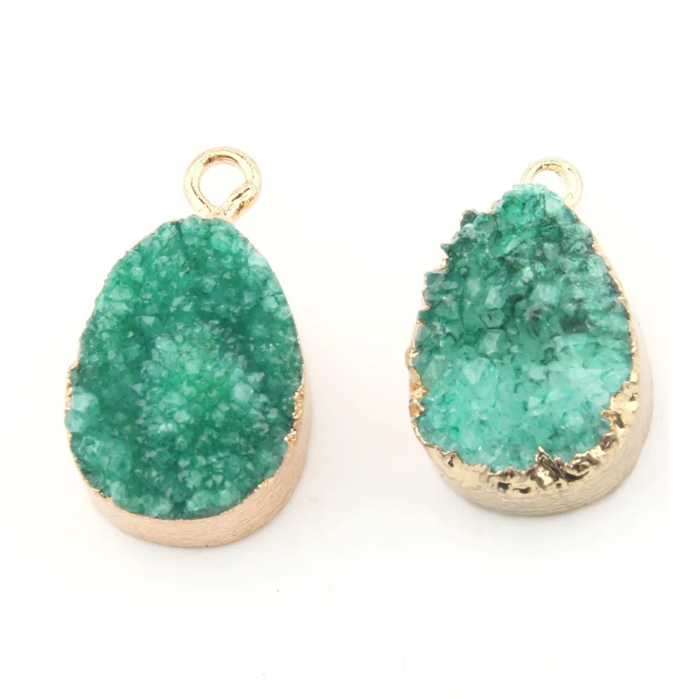 Wholesale 8 Color Water Drop Shape Crystal Natural Stone Pendant DIY for Necklace or Jewelry Making | Украшения и аксессуары