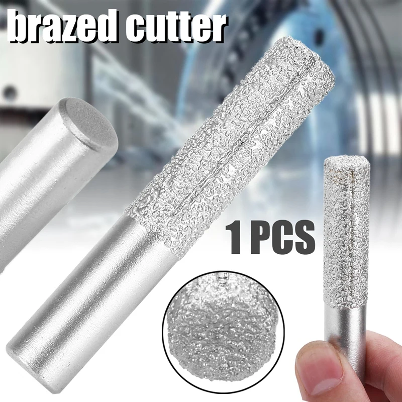 Brazed Diamond Router Bits With 1/2 Inch Shank For Marble/Granite Edge Profile Staight Knife Cutters Engraving | Инструменты