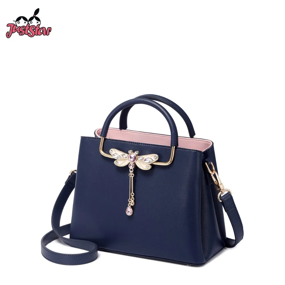 Женские Сумки из искусственной кожи JUST STAR женские модные сумки на плечо с