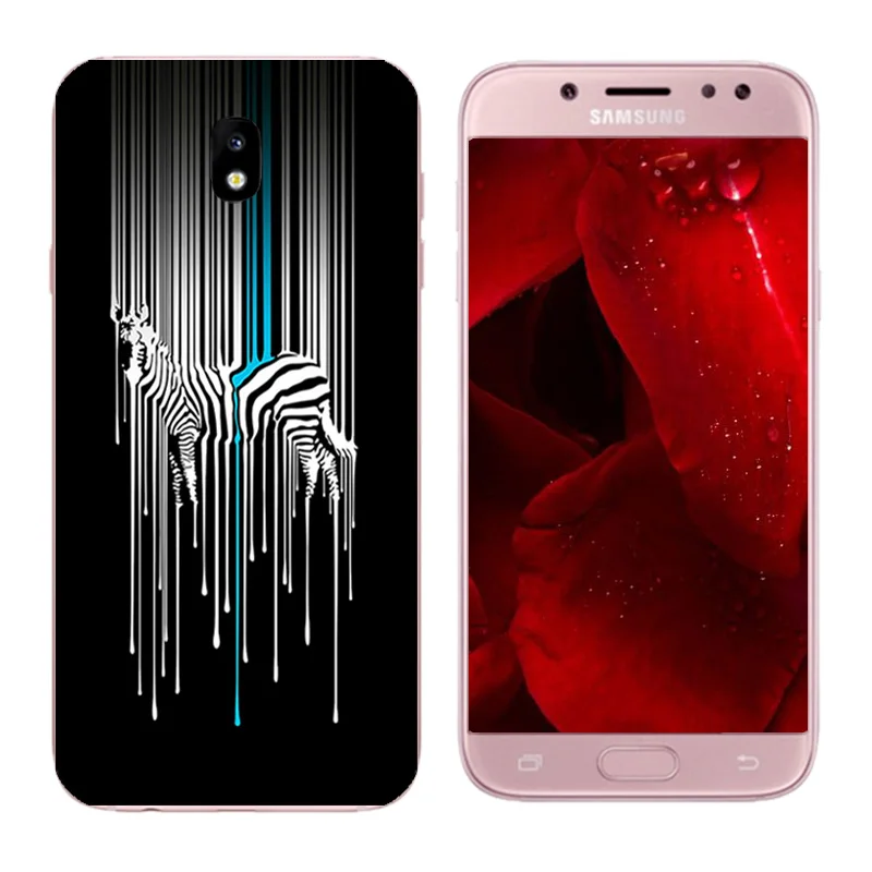 for Samsung Galaxy J5 2017 Case J530 Expression Printing Shell Phone Cases J530F Cover TPU Silicone Fundas Coque |
