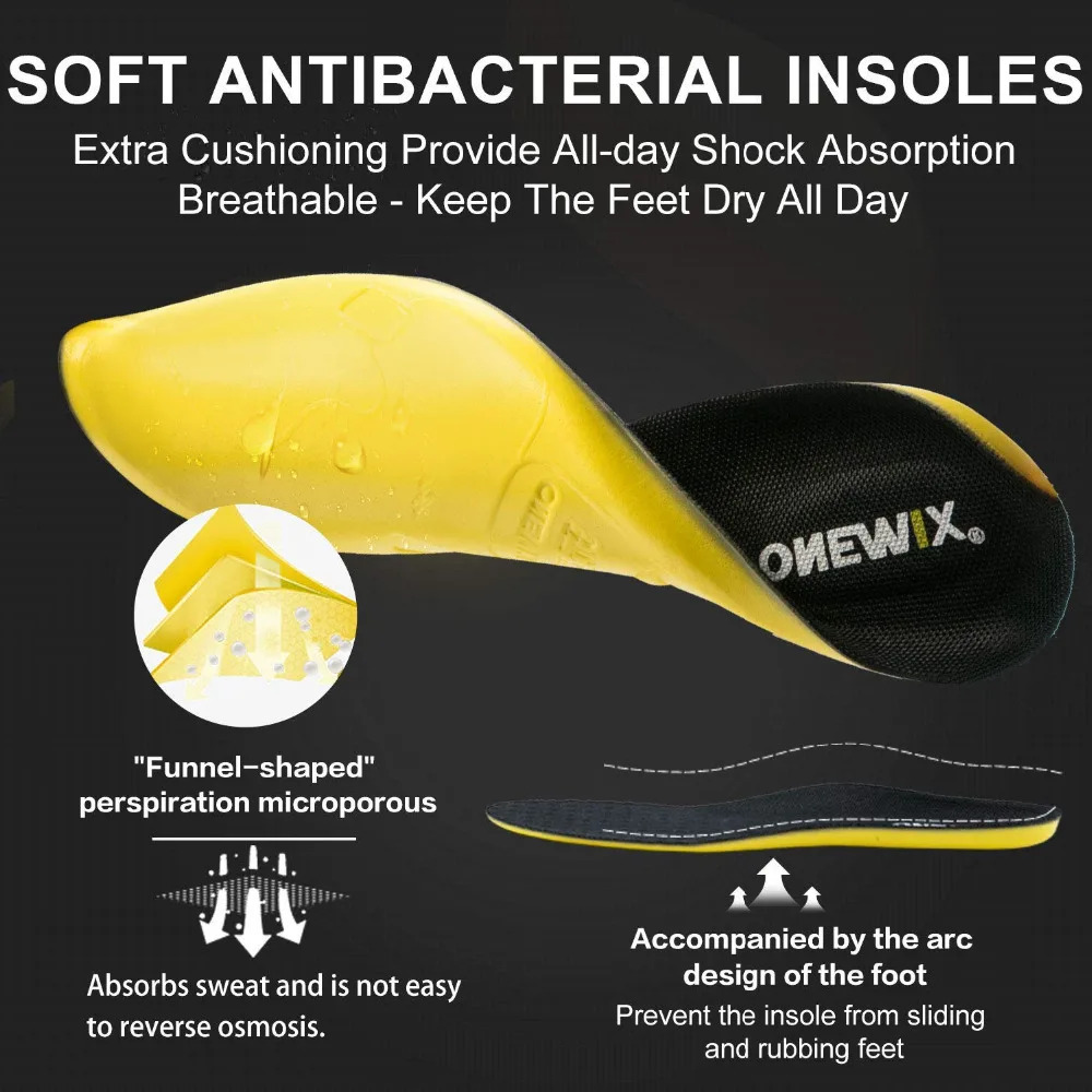 Мужские и женские кроссовки ONEMIX модные повседневные с 3D вязанной воздушной