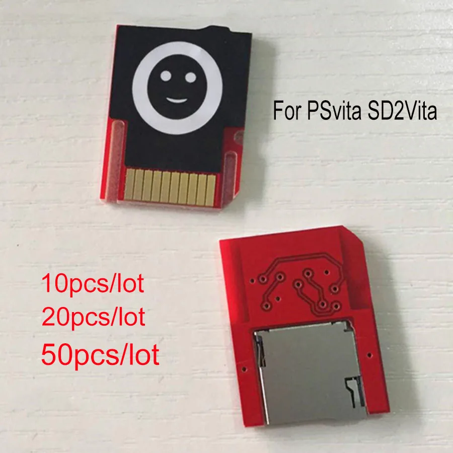 10/20/50 шт карта для игры PSVita Для micro SD/TF адаптер SD2Vita 1000 2000 Henkaku 3 60 Push to exject |