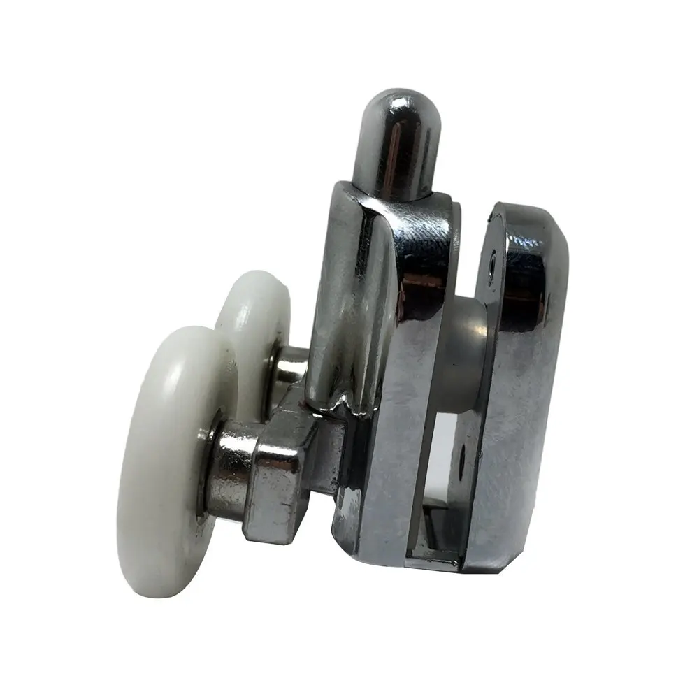 Набор из 8 хромированных душевых дверных роликов 4 верхних и нижних 23 мм