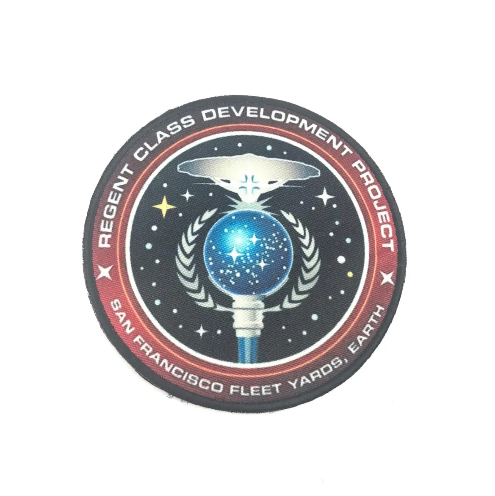 Печатные тактическая нашивка Военная Объединенная Федерация планет звездного команды значок вызывающе развития - Цвет: Антикварная медь