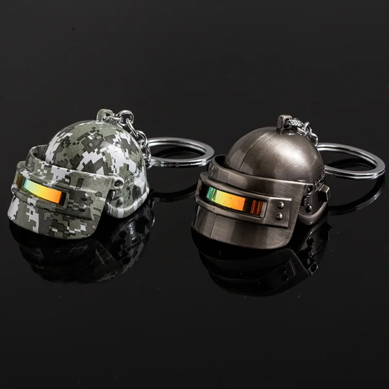 2019 PUBG Игра Ювелирные изделия Брелки шлем для выживания джедаев Камуфляж серый