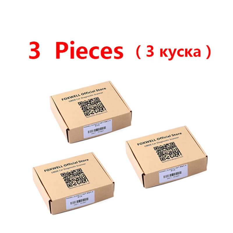 FOXWELL FW601 Универсальный OBD2 WI-FI ELM327 V 1,5 сканер для iPhone IOS АВТО OBDII сканирующий Инструмент OBD 2 код ридер V1.5 Wi-Fi ODB2 - Цвет: 3 Pieces
