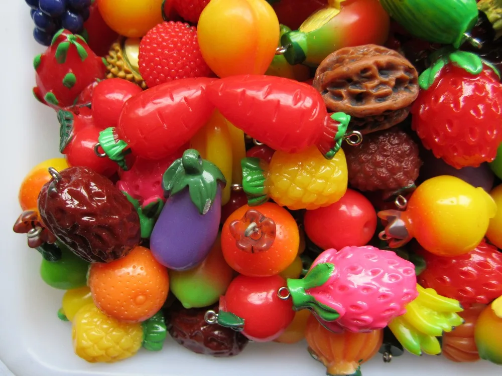 Набор фруктовых и овощных 3d-рисунков для телефона Rena! Смешанный набор из 10