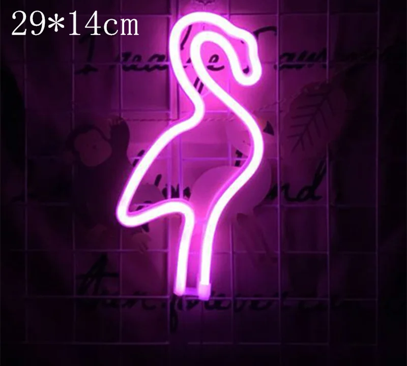 Цветной неоновый светодиодный светильник неоновая лампа для праздника