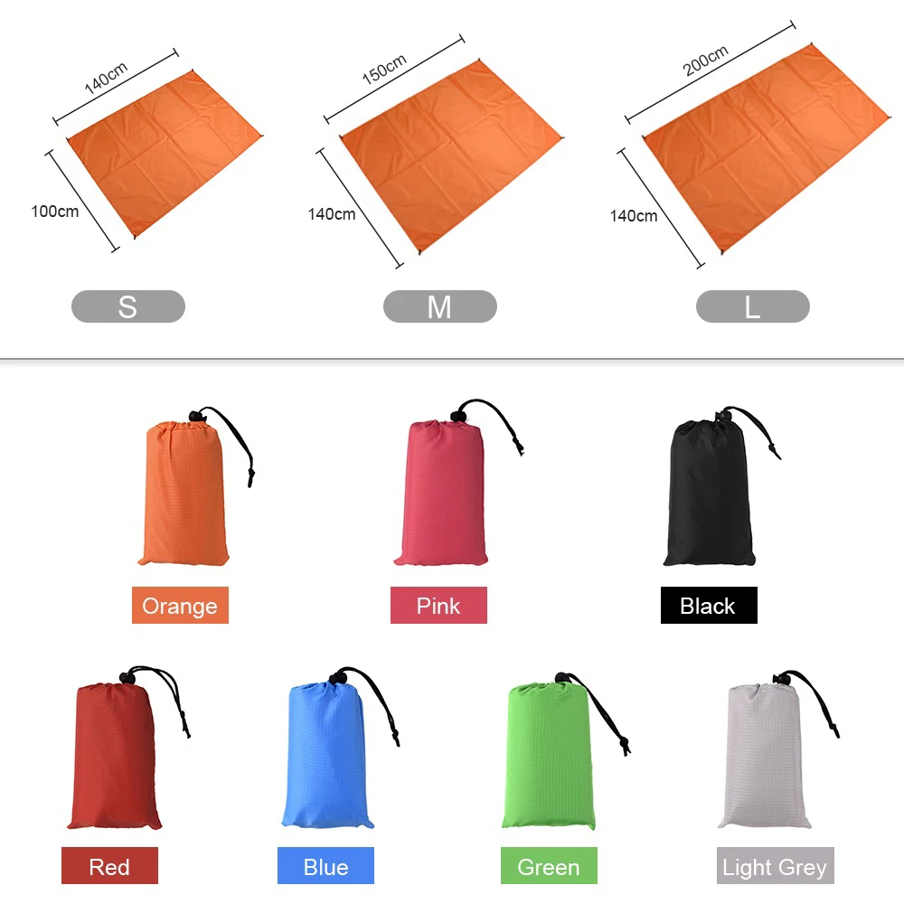 Складной коврик для кемпинга матрас пляжное одеяло водонепроницаемый пикника