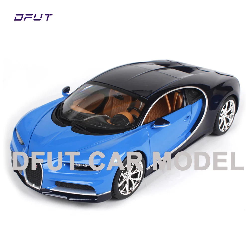 Модель автомобиля Bburago 1:18 Chiron металлическая литья под давлением игрушки для