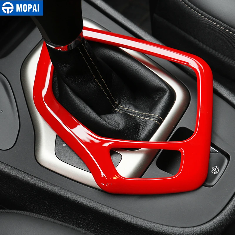 MOPAI аксессуары для салона автомобиля панель для рычага переключения передач декоративная рамка наклейки для Jeep Cherokee