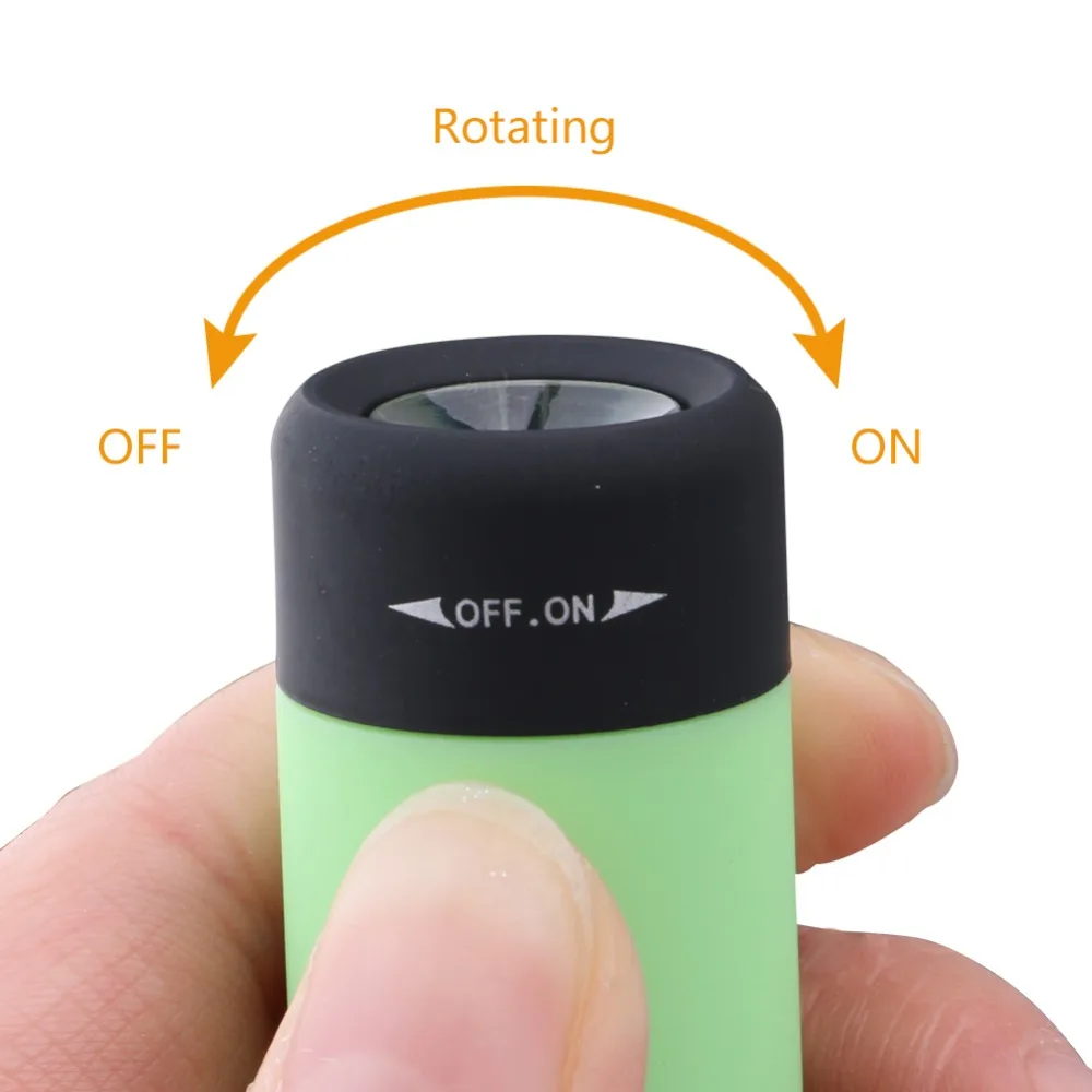 Портативный мини USB Перезаряжаемый светодиодный светильник EDC карманный фонарь 0,3 Вт Светодиодный светильник-брелок многоцветный USB удобный фонарь Linternas