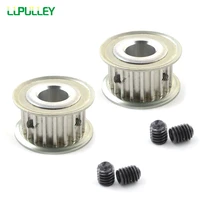 lupulley 2pcs 5m 15t timing pulley 16mm belt width bore 12mm5mm6mm6 35mm7mm8mm10mm 5mm pitch synchronous htd belt pulley
