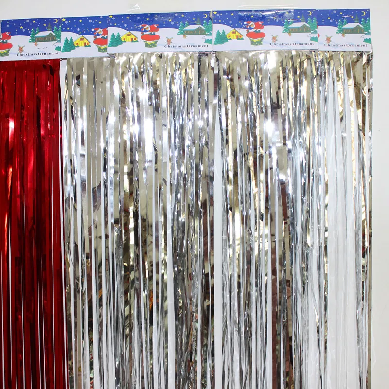 30 шт. металлическая бахрома из фольги дождя двери занавески вечерние