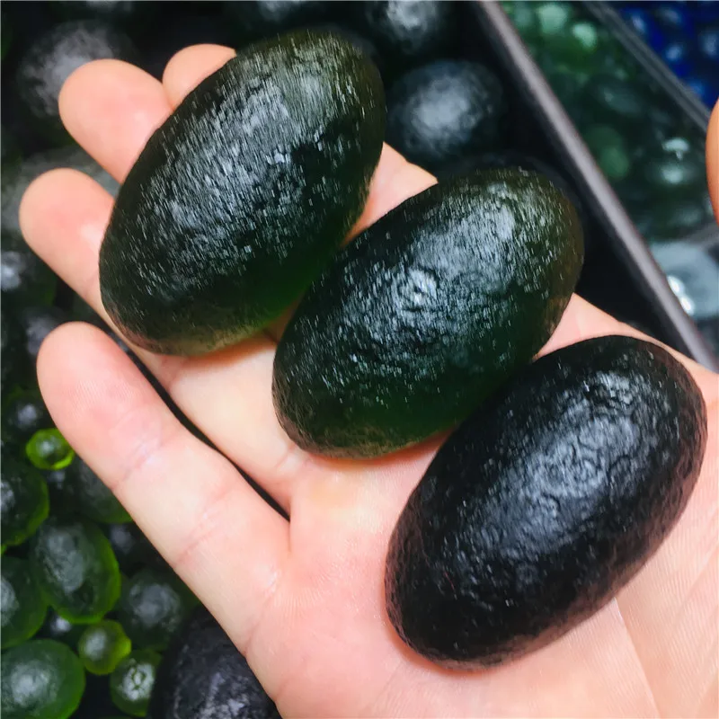 20 г драгоценный камень Moldavite метеорит ударный класс Чешский 1 шт.|Камни| |