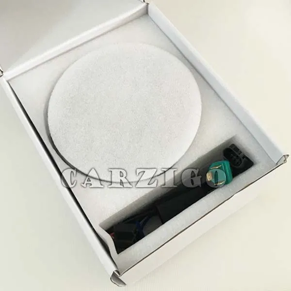 CZG-734A 7 &quotкруглые светодиодные фары h4 Plug Привет/ближнего света белый + янтарный