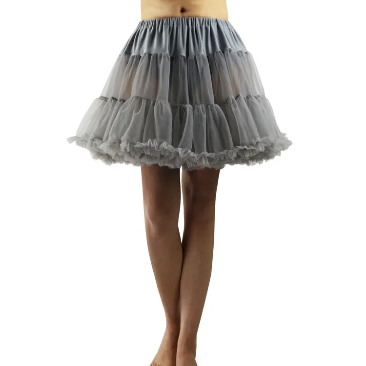 Женская шифоновая юбка пачка пышная короткая бальная с оборками свадебные